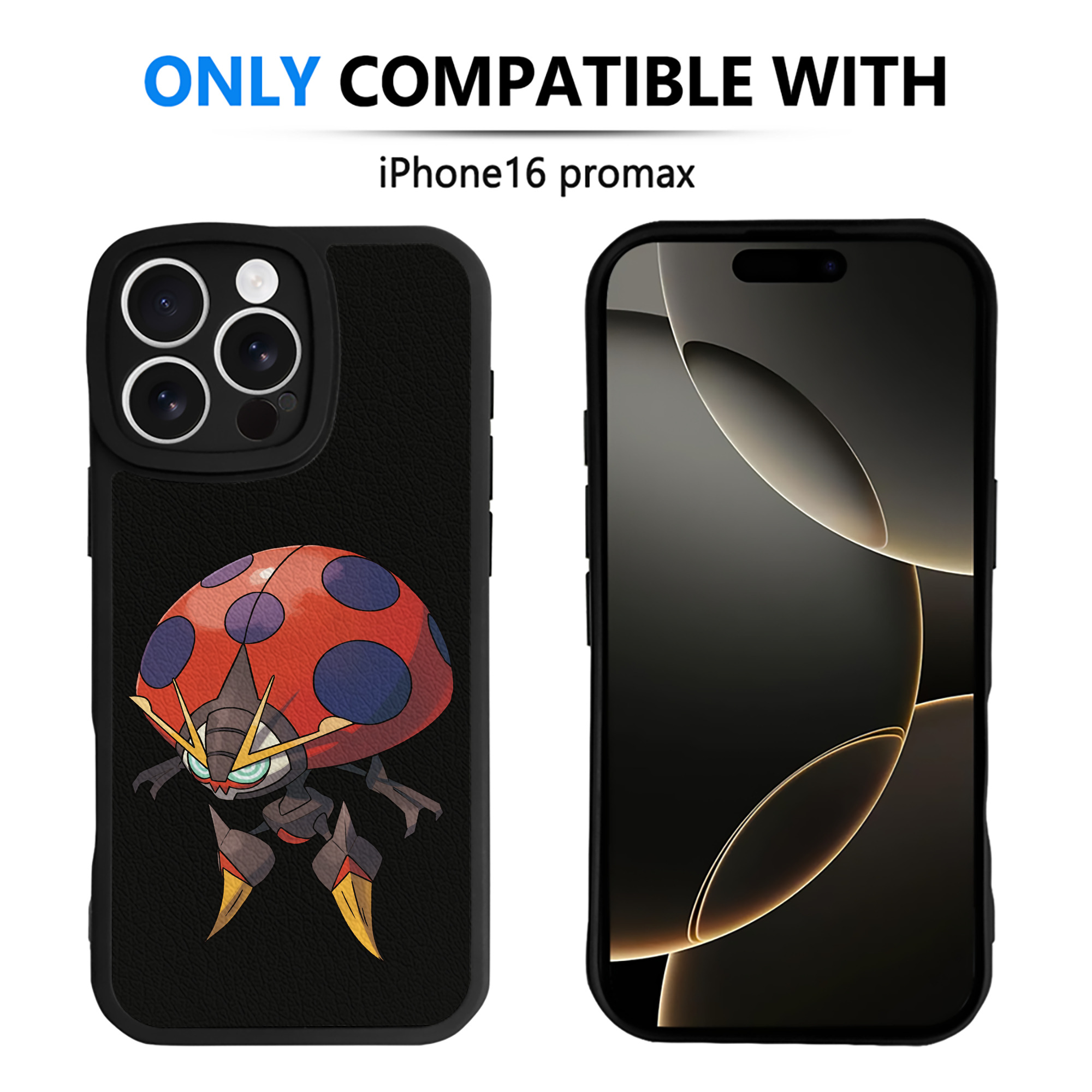 （画像用） ポケットモンスター Pokémon 【iPhone 16シリーズ対応】シリコンスマホケース（レザー調） 材質：シリコン